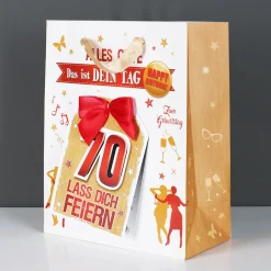 Geschenktasche zum 70. - Lass dich feiern