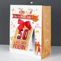 Geschenktasche zum 50. - Lass dich feiern