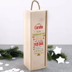 Geschenkverpackung zu Weihnachten mit Ihrem Namen
