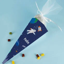 Geschwisterzuckertüte mit Astronaut