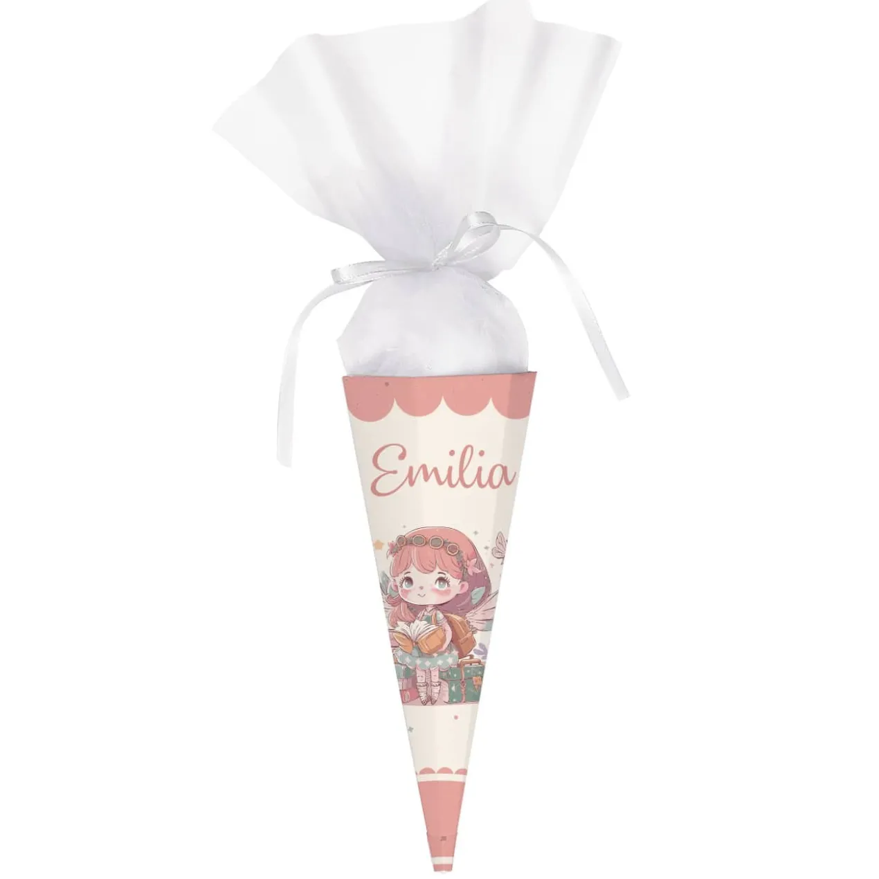 Geschwister Zuckertüte mit Feenmotiv und Name