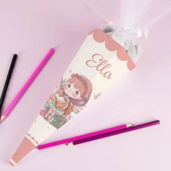 Geschwister Zuckertüte mit Feenmotiv und Name