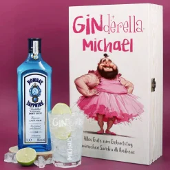 GINderella - Bombay Gin Geschenkset mit Glas und Box