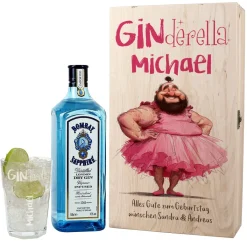 GINderella - Bombay Gin Geschenkset mit Glas und Box