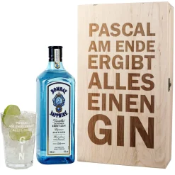 Gin Geschenkset - Am Ende ergibt alles einen GIN - mit Namen
