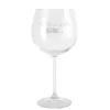 Gin-Glas mit Gravur ohne dich ist alles GINlos mit Wunschname