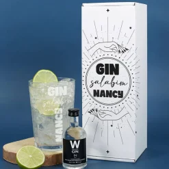 Gin salabim - kleines Gin Geschenkset mit Ihrem Wunschnamen