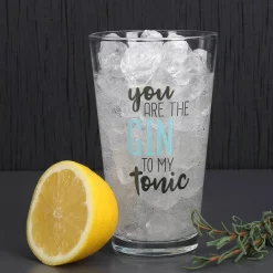 Gin Tonic Geschenkset mit Glas, Mini Bombay und Thomas Henry Tonic