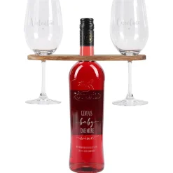Give us Baby one more wine - personalisiertes Weinset mit Gravur