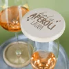 Glasabdeckung aus Holz - Holy Aperoli - mit Namensgravur