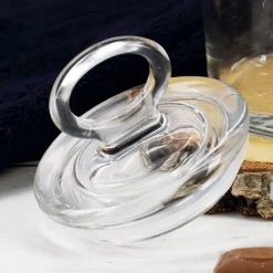 Glasdose mit Ostereier-Design und Ihrem Wunschnamen