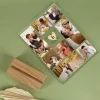 Glasfoto mit 8 Bildern und Namensaufdruck für Paare zum Jahrestag, zur Hochzeit