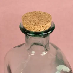 Glas Getränkespender mit Zapfhahn | 2L Spender für Limonade, Whisky & Wein mit Initiale und Name