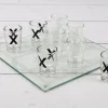Glas-Trinkspiel Tic Tac Toe