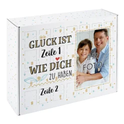 Glück ist... DIY Adventskalender mit Foto und Wunschtext