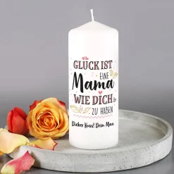Glück ist, eine Mama wie dich zu haben - Stumpenkerze