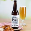 Glück ist, einen Papa wie dich zu haben - Bieraufkleber mit Wunschtext