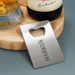 Glück ist, einen Papa wie dich zu haben - Erdinger Biergeschenk mit Glas und Öffner