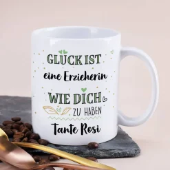 Glück ist ... - Tasse mit Ihren Wunschtexten