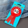 Glückwunsch-Rosette - 60