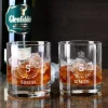 Glenfiddich Whisky Geschenkset mit Monogramm, Name und Wunschtext graviert