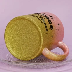 Glitzertasse in 3 Farben - Kacktage funkeln lassen - mit Name persönlich bedruckt