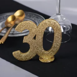Goldene Dekozahl 30 - zum Geburtstag