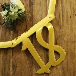 Goldene Girlande zum 18. Geburtstag
