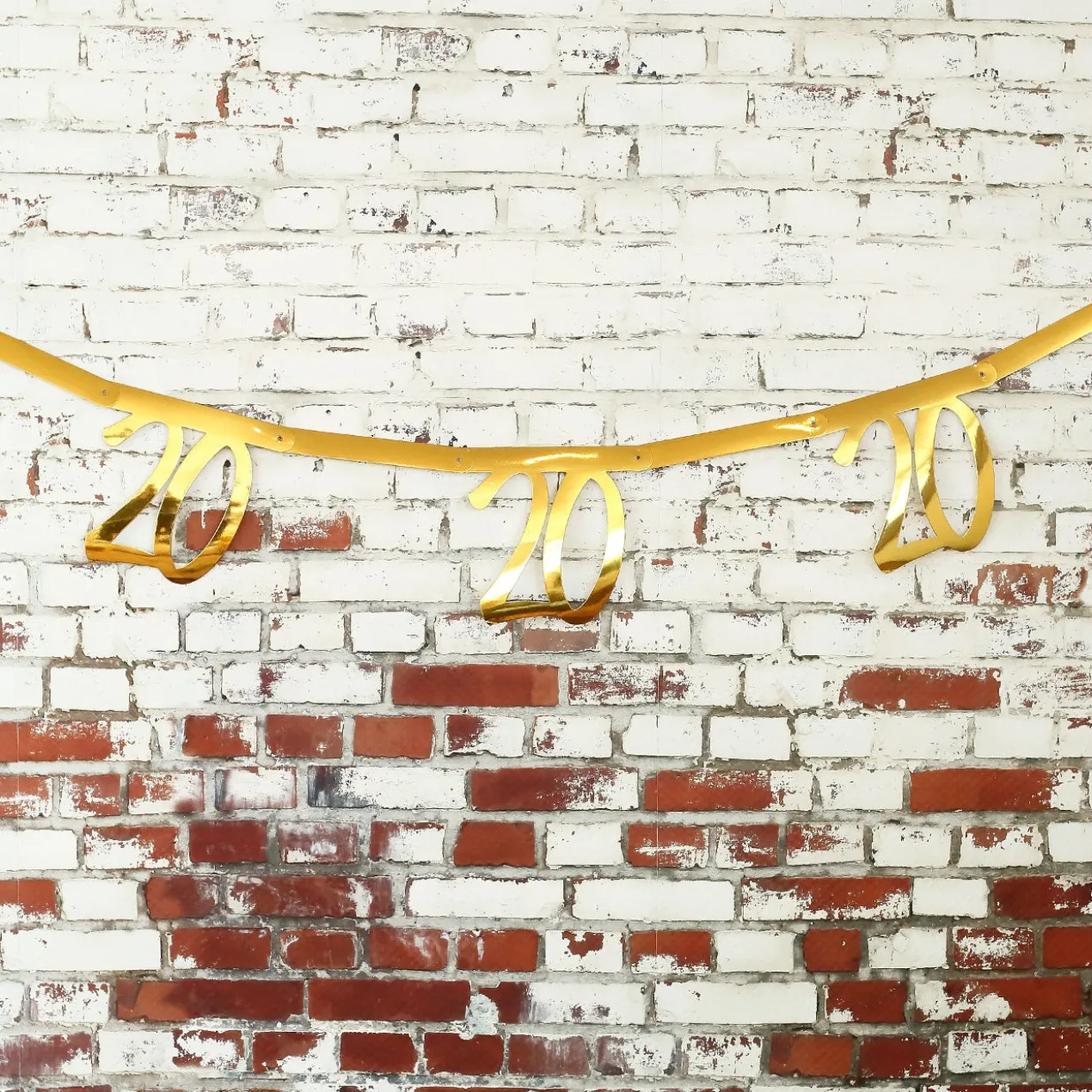 Goldene Girlande zum 20. Geburtstag