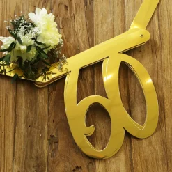 Goldene Girlande zum 60. Geburtstag