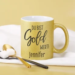 Goldtasse