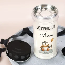 Grablicht zu Weihnachten personalisiert mit Name | Weihnachtslicht | 2 Größen