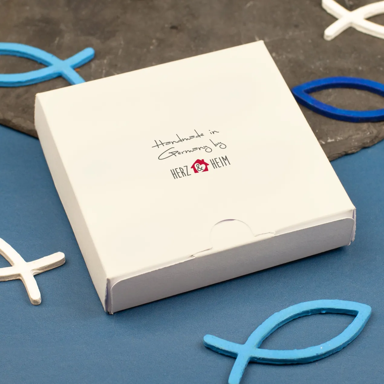 Gravierte Halskette mit Kreuz in Geschenkbox zu Kommunion, Konfirmation, Taufe