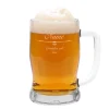 Gravierter Bierkrug von Leonardo mit Wunschnamen und Geburtsjahr
