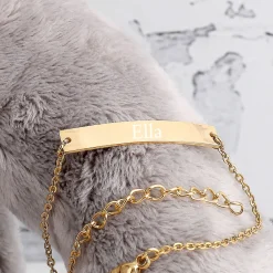 Graviertes Babyarmband in Gold oder Silber