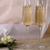 2 gravierte Sektgläser zur Silberhochzeit