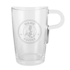 Graviertes Glas - Coffee
