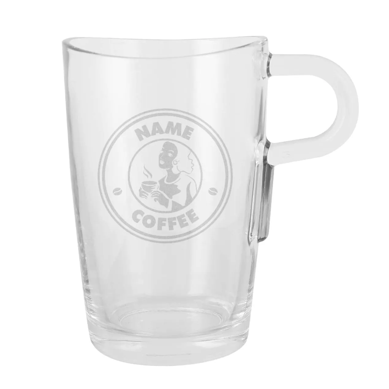 Graviertes Glas - Coffee