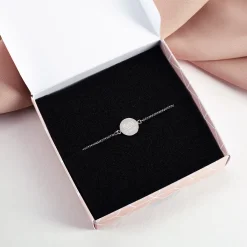 Graviertes Leonardo Armband mit 2 Zeilen Wunschtext | Silber oder Gold