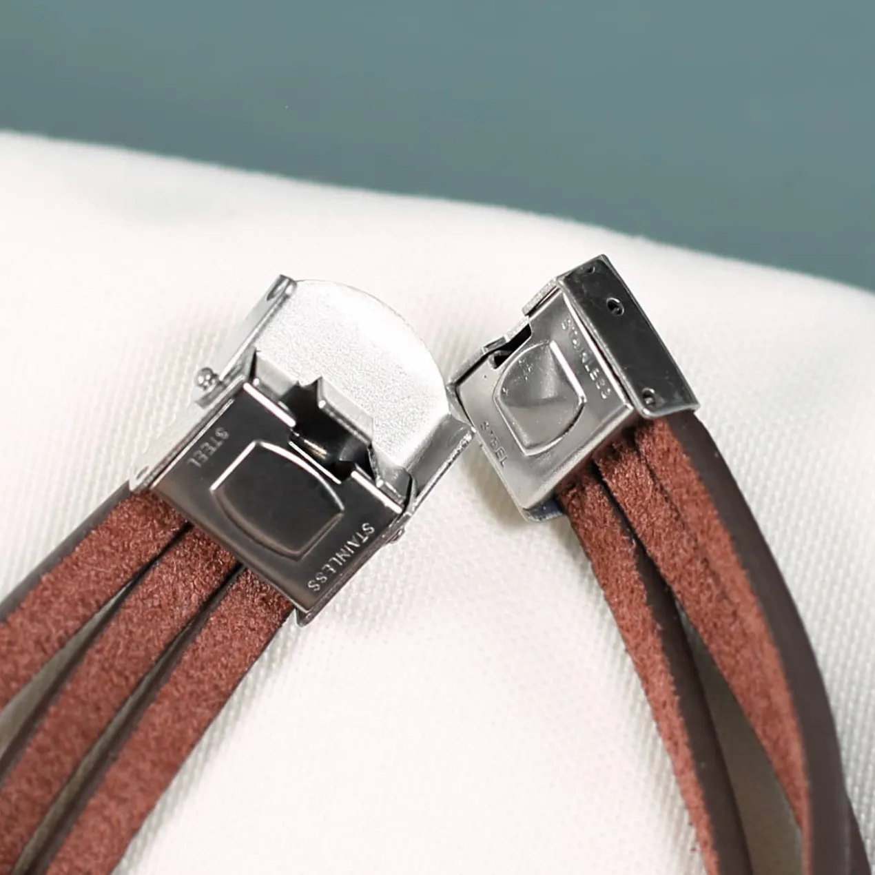 Graviertes Männer Armband mit 3 Wunschtexten
