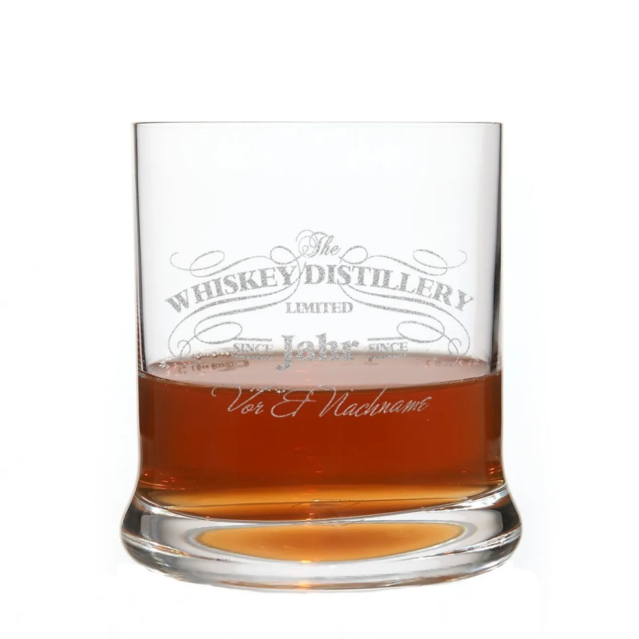 graviertes Whiskyglas Limited mit Name und Geburtsjahr