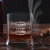 graviertes Whiskyglas mit Wunschname, Alter und Ort
