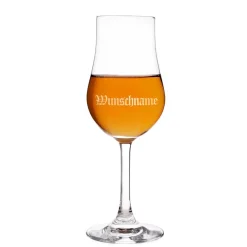 Graviertes Whisky-Stielglas mit Wunschnamen