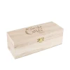 Gravierte Teebox aus Holz für die beste Oma mit Wunschname personalisiert | 3 Fächer