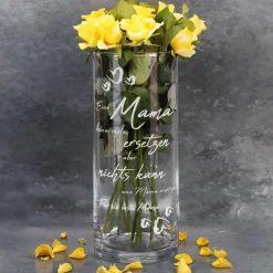 Gravierte Vase zum Muttertag