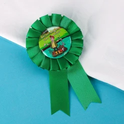 Grüne Rosette für den besten Angler