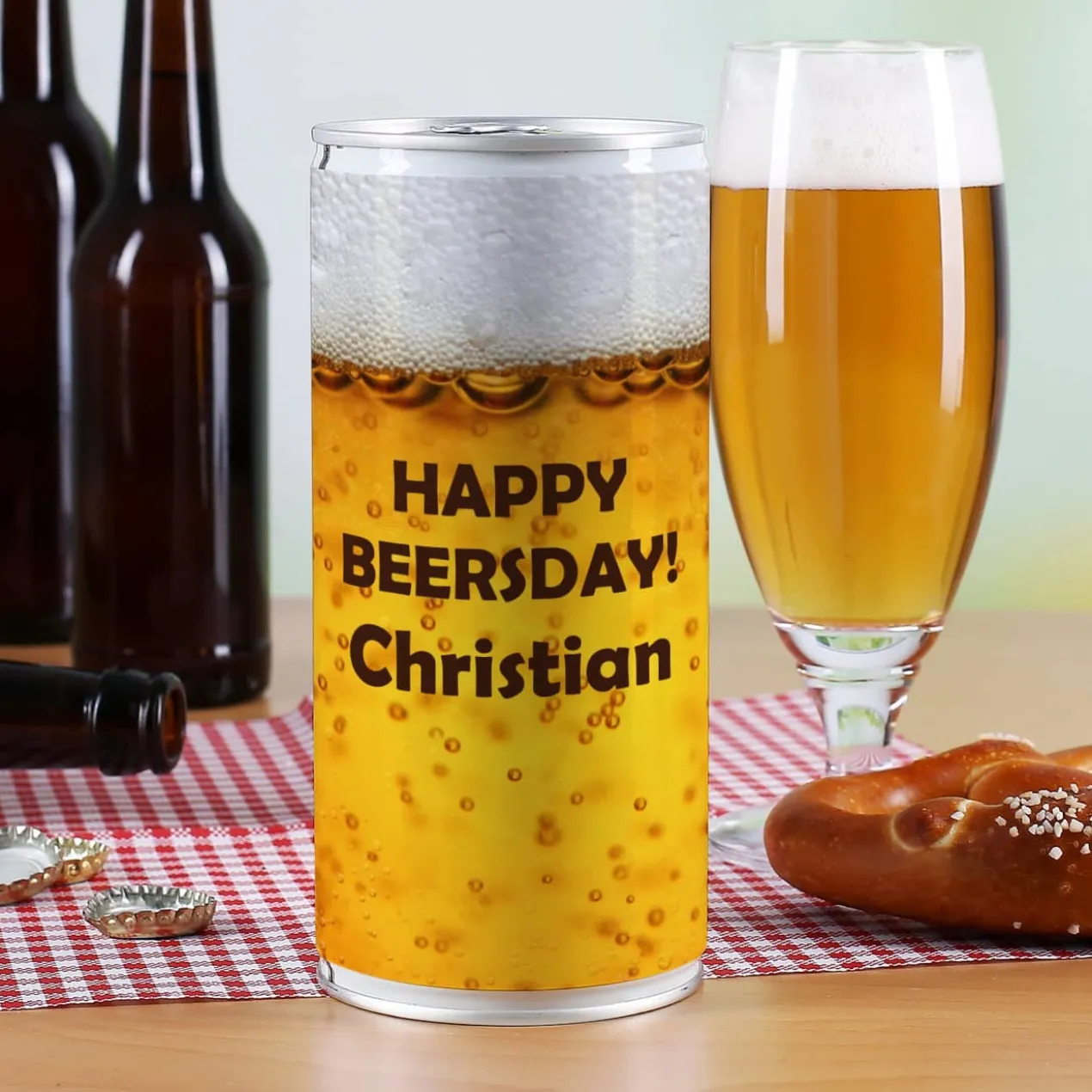 Große Bierdose - Happy Beersday