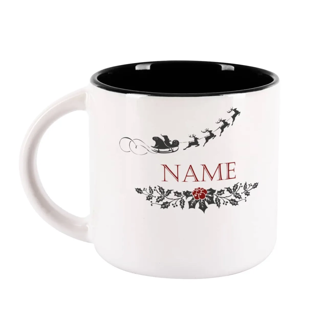 Große Christmas Tasse - It's the most wonderful time of the year - mit Name