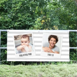 Großes Fotobanner - Polaroid - zum Geburtstag
