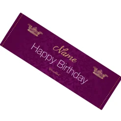300g Schokolade -Happy Birthday- mit persönlichem Text